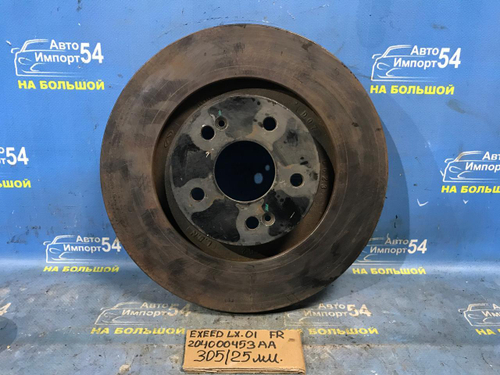 Диск тормозной передний EXEED LX 2021-2024