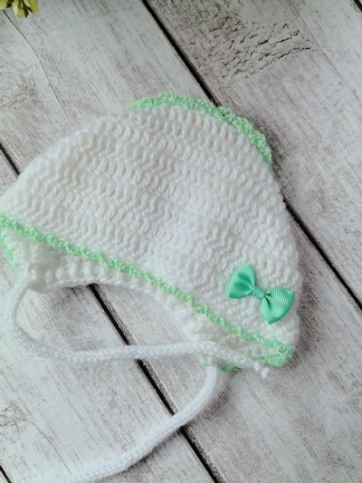 Шапка для новорожденного МЯТА