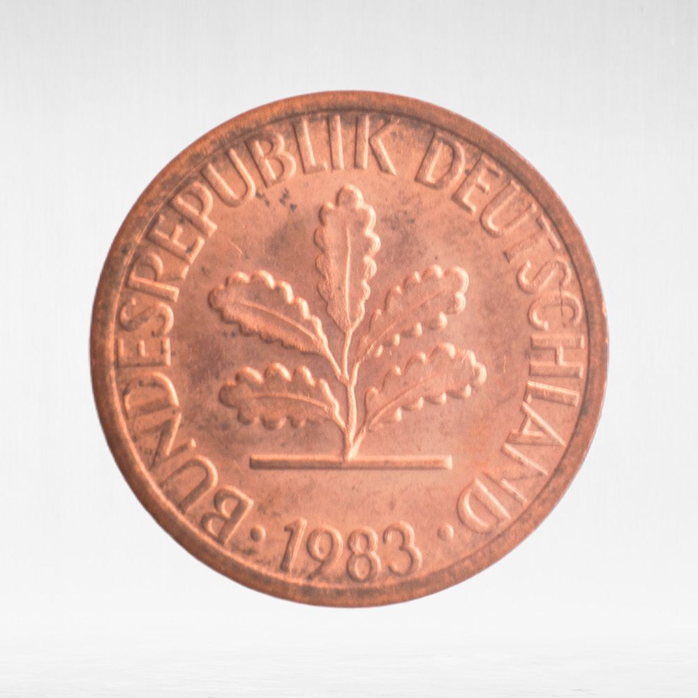 Germany, 1 Pfennig, 1983, (Munich Mint - "D"), VF