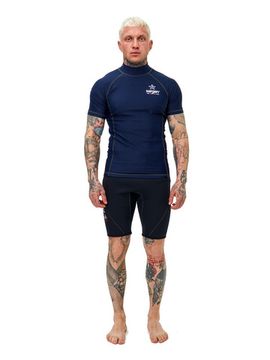 Футболка рашгард лонгслив Sargan Агидель UPF 50+ мужская темно-синяя