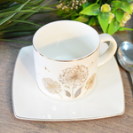 Чайный набор 4 предмета 280мл "Одуванчики" квадрат (00113504)