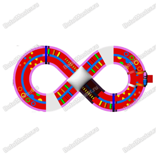 Надувная полоса "Попкорн"