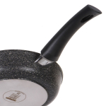 Сковорода алюминий, 20 см, антипригарное покрытие, Нева Металл Посуда, Гранит, L18020i, съемная ручка, индукция