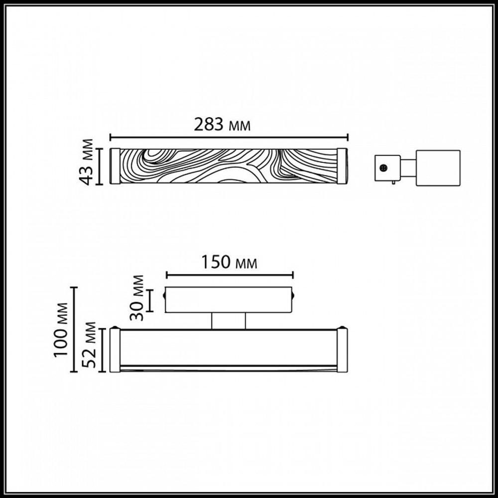 Накладной светильник Odeon Light Riviera 5450/10WL