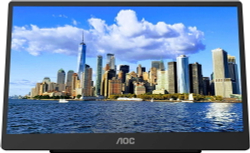 Портативный монитор 15.6" AOC 16T2 Black (16T2)
