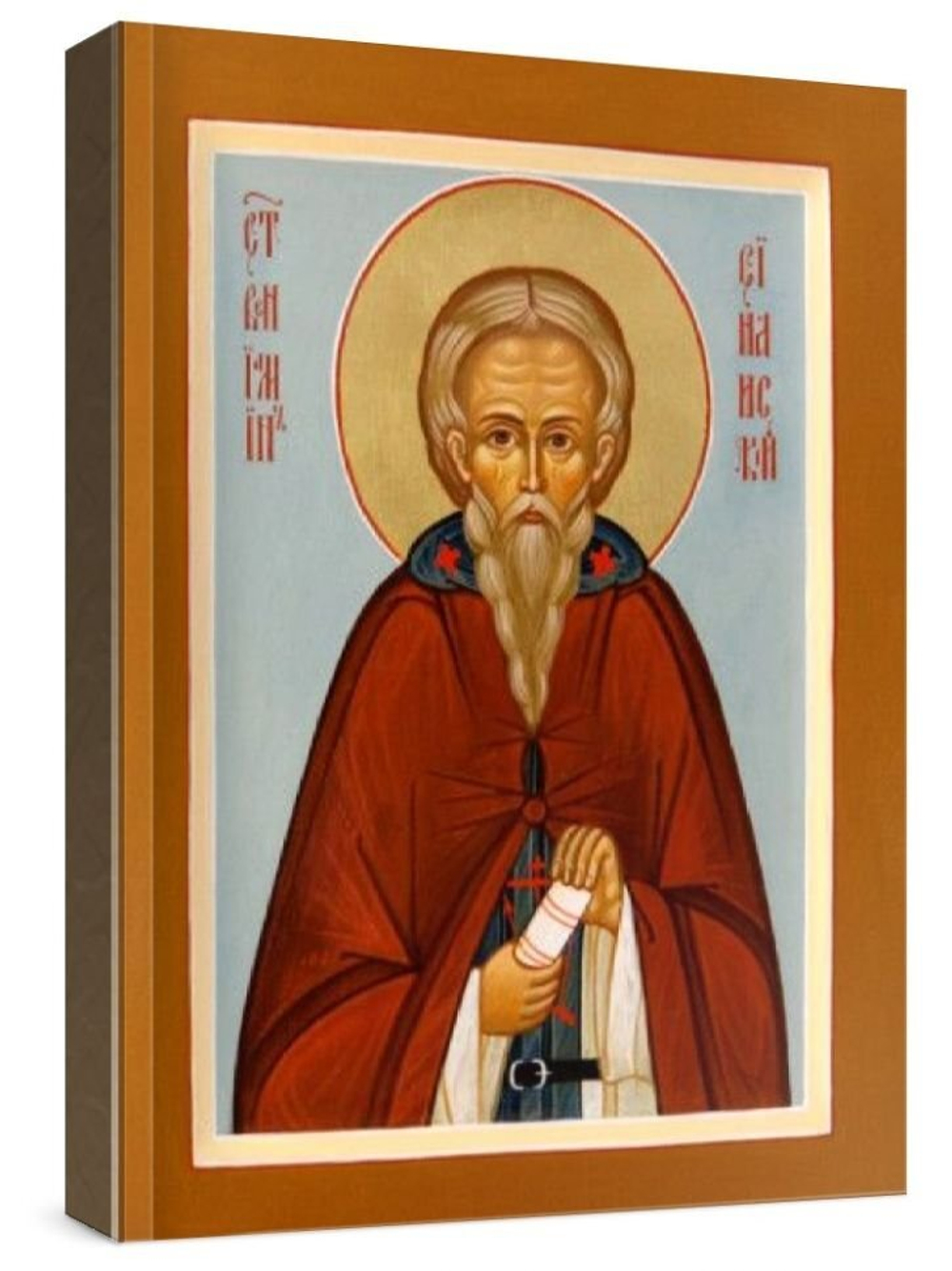 Вениамин Синайский (рукописная икона)
