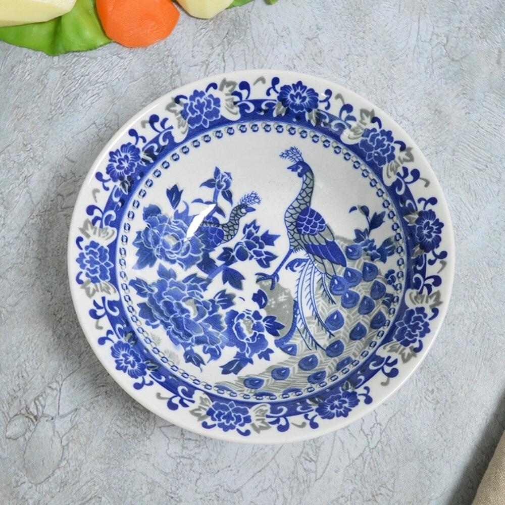 Салатник 320мл 15,5см Павлин, гладкий край (00104164)