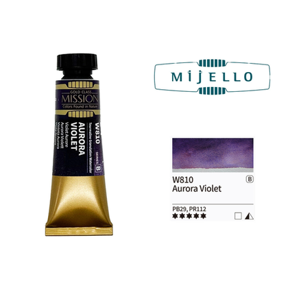 Акварель Mijello Granulation 15 мл. W810 [B] Aurira Violet