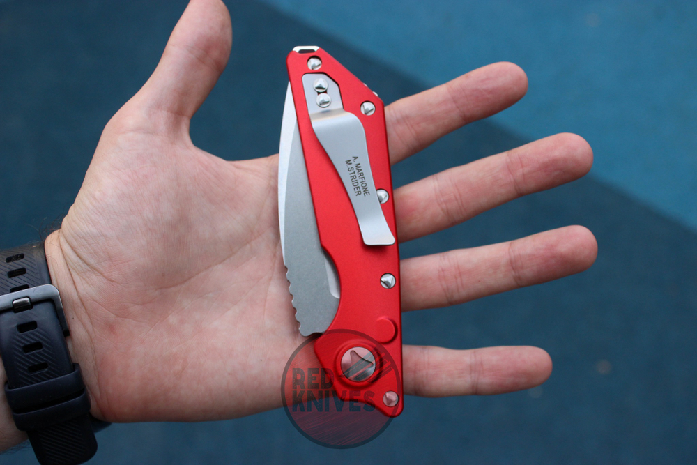 Нож Microtech DOC RED A+++ MT153-1RD