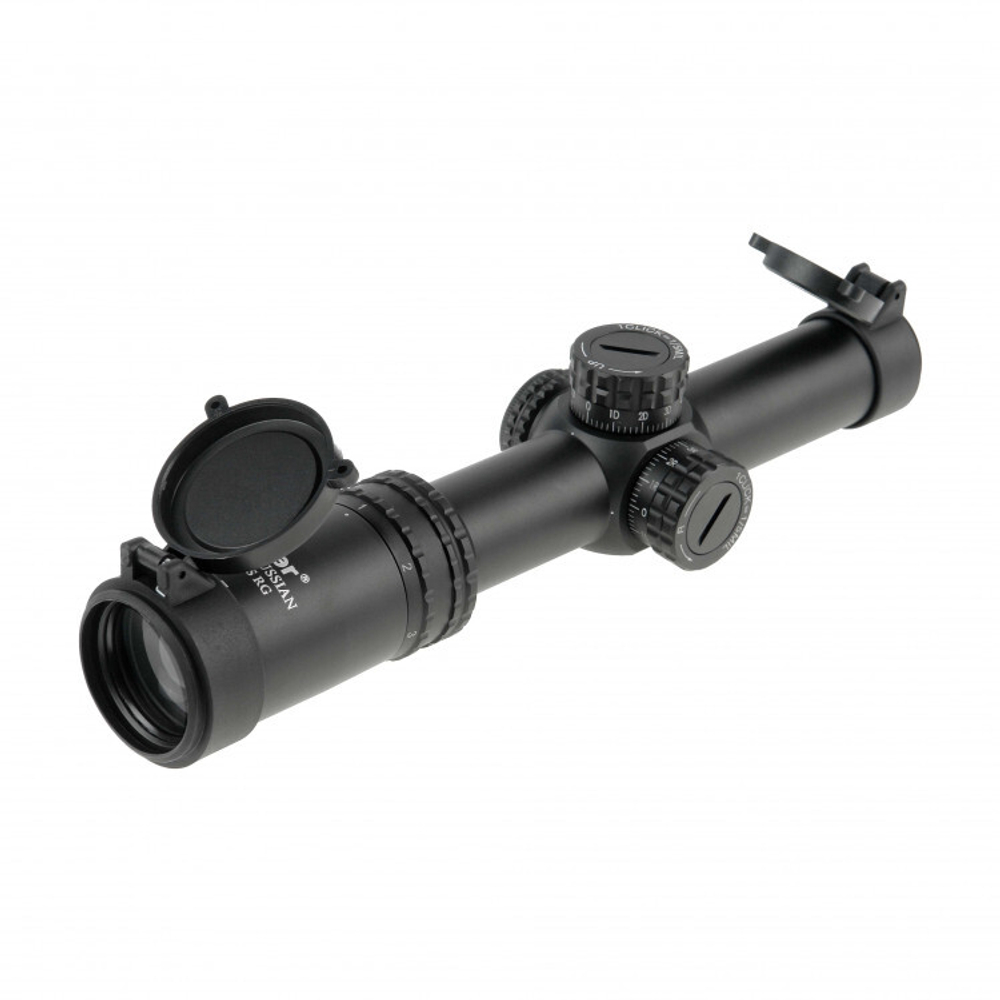 Оптический прицел Veber Black Russian 1-6x24 TSS RG для охоты и стрельбы на ближних дистанциях с баллистической сеткой