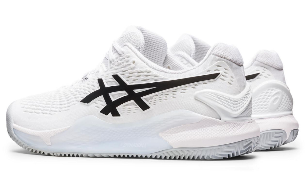Мужские кроссовки теннисные Asics Gel-Resolution 9 Clay - white/black