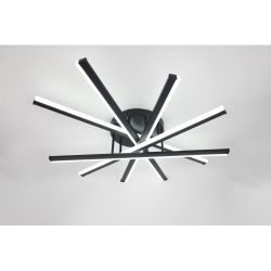 Светильник потолочный светодиодный Rivoli Aurora 6181-201 LED 110 Вт 3000-6000К чёрный с пультом | Rivoli