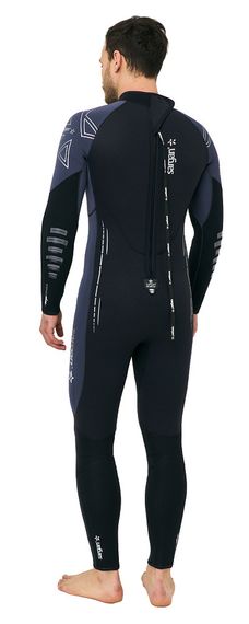 Гидрокостюм Sargan Nero 2.0 Long men 5 mm черно-серый