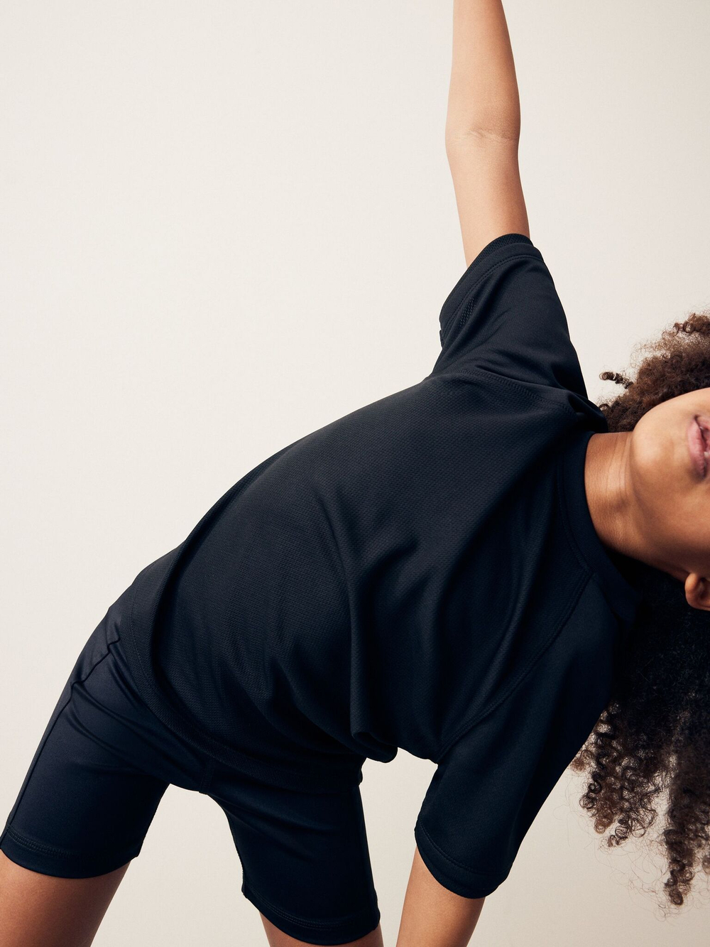 Футболка спортивная для девочки Next Q81-349, Черный