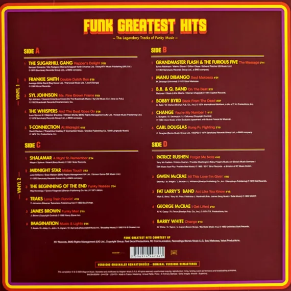 Various Artists - Funk Greatest Hits LP