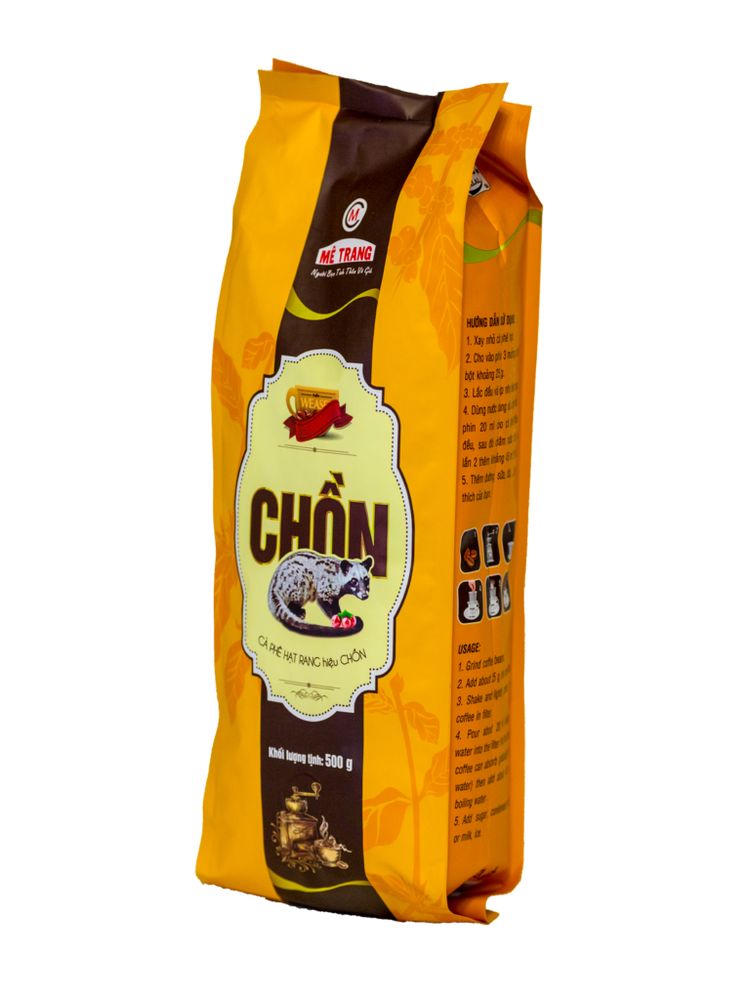 Кофе Me Trang Weasel Chon Kopi Luwak зерновой 500 гр