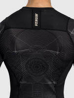 Рашгард Venum G-Fit Air Deep Black/Desert Sand L/S