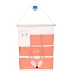 Карман настенный подвесной «ФРАТТИ БУМ», принт лисёнок, шесть секций, 35*50см (лейбл Селфи)