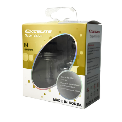 Лампа H4 60/55W 12V SV P43t Excelite комплект усиленный свет