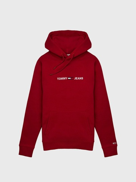 Худи Tommy Jeans Fleece Logo Wine Red
