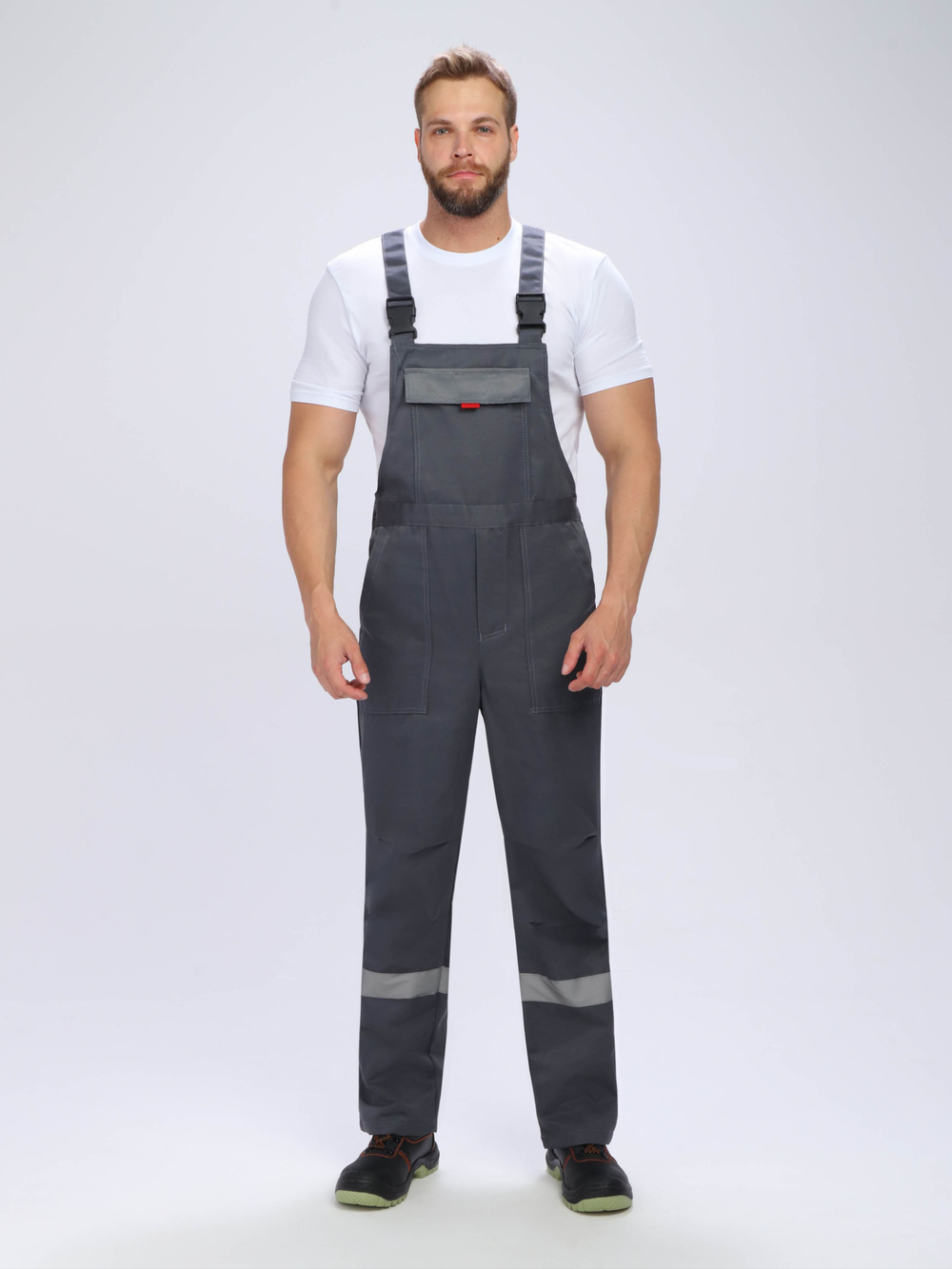 Костюм Флофт-2 СОП (тк.Смесовая,210) п/к, т.серый/серый