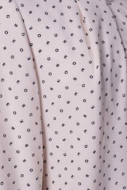 Блузка женская 3297ЛП, бежевый алфавит #176Бал093297ЛП