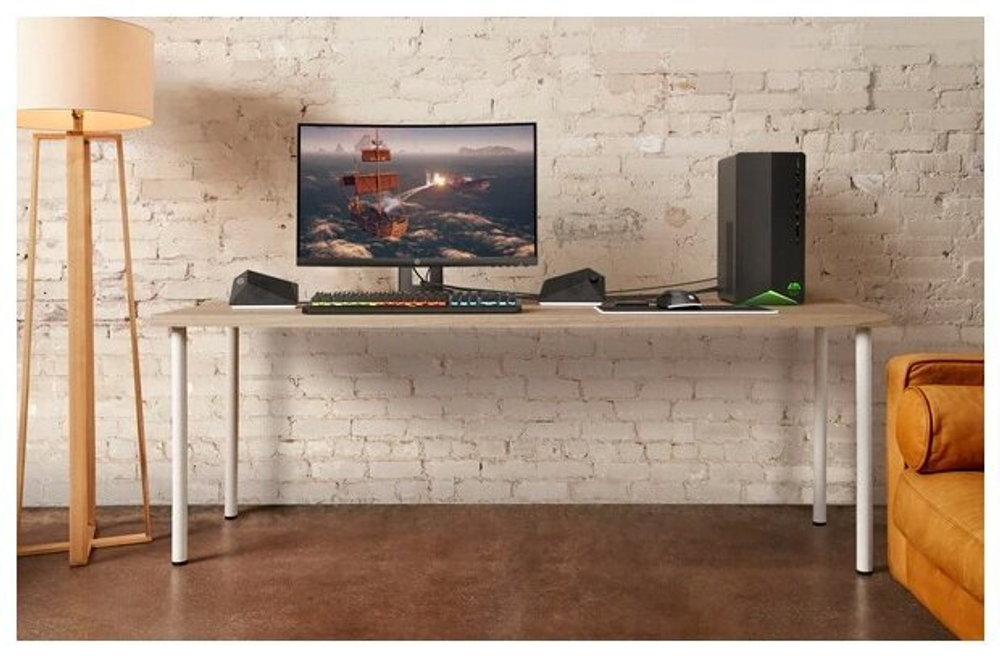 Монитор HP X24c (23.6"/1920x1080(16:9),изогнутый/VA/144Гц/черный) (9FM22AA)