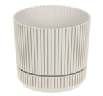 Кашпо СТРИП круглое D=200мм 3,9 л с поддоном М3248