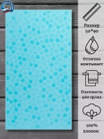 Полотенце махровое хлопок ПЦС-2601-4476 (14-4615) 50*90