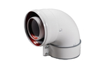 Коаксиальный отвод 90° для всех котлов кроме ECO Classic/ ECO Nova, Ду 60/100, Baxi MT71410142