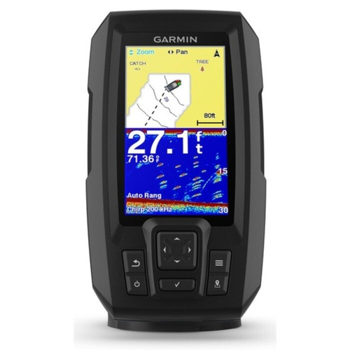Garmin Striker Plus 4 с транцевым трансдьюсером