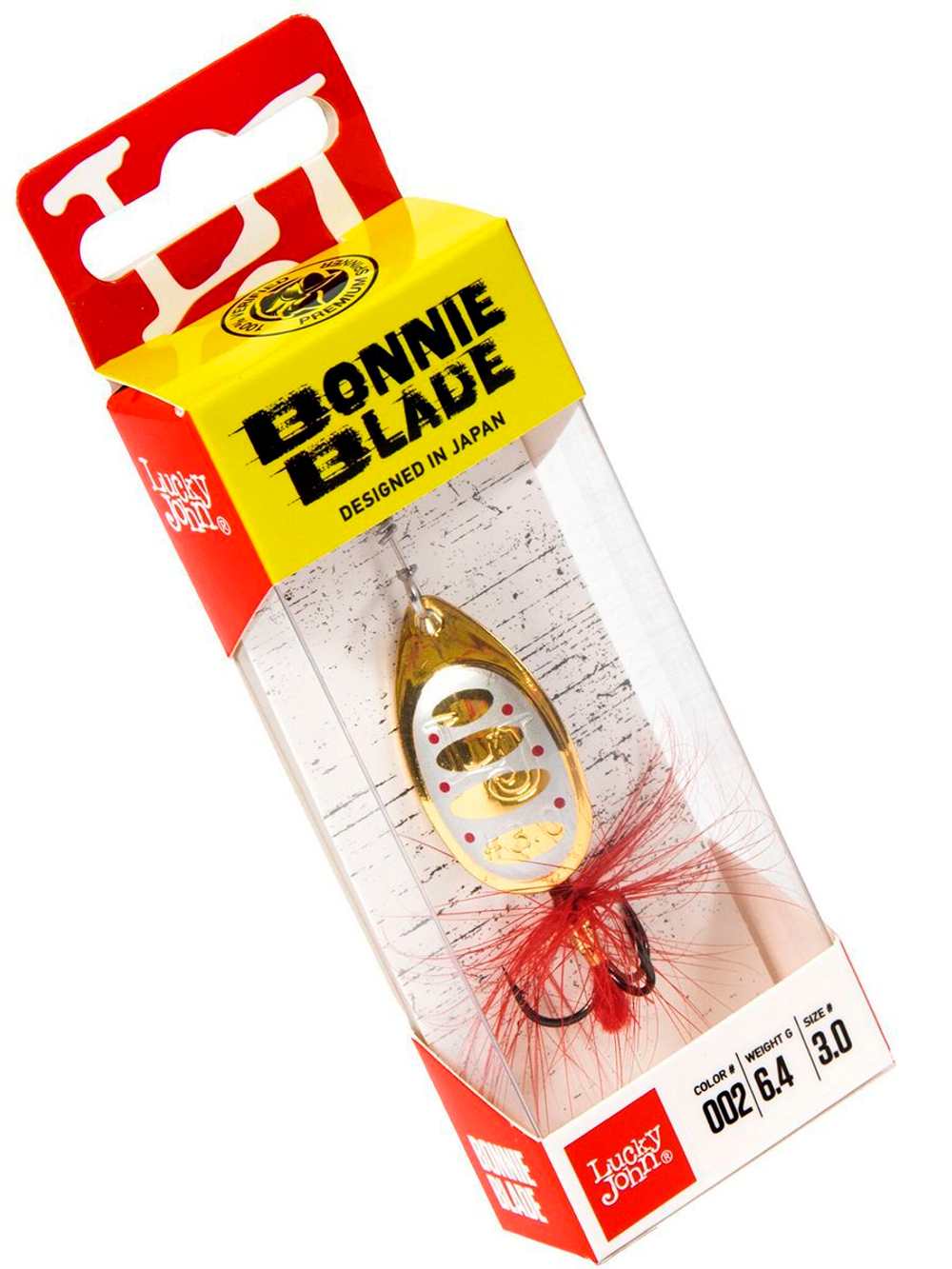 Блесна вращающаяся Lucky John BONNIE BLADE 4 10.3г 011 в блистере