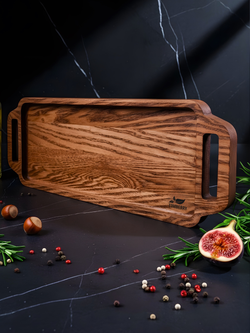 Поднос деревянный 45х16 см с ручками