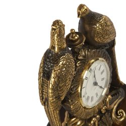 Часы настольные Павлины Бронза