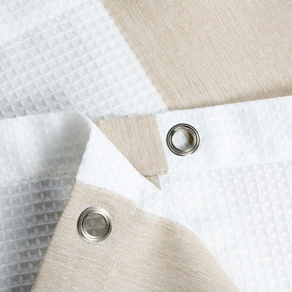 "VAFEL" Шторка для ванной бежевая FX-5020A