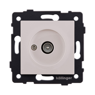 Розетка TV (папа), кашемир матовый Kollinger REA-007CM для Aspekt, Eleganz, Reflex