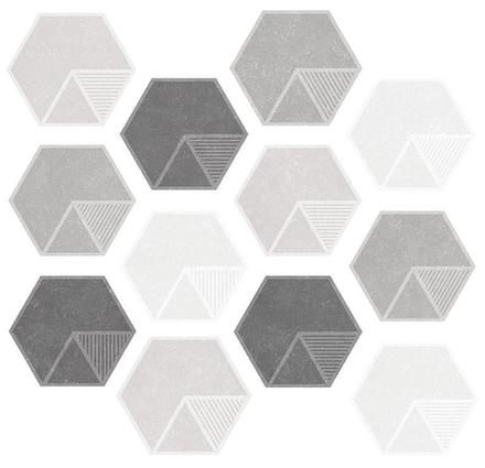 Керамогранит ATILA Matt Hexa (6 вариаций рис.)