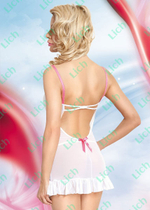 Сорочка LIZZY с бантиками и трусиками-стринг