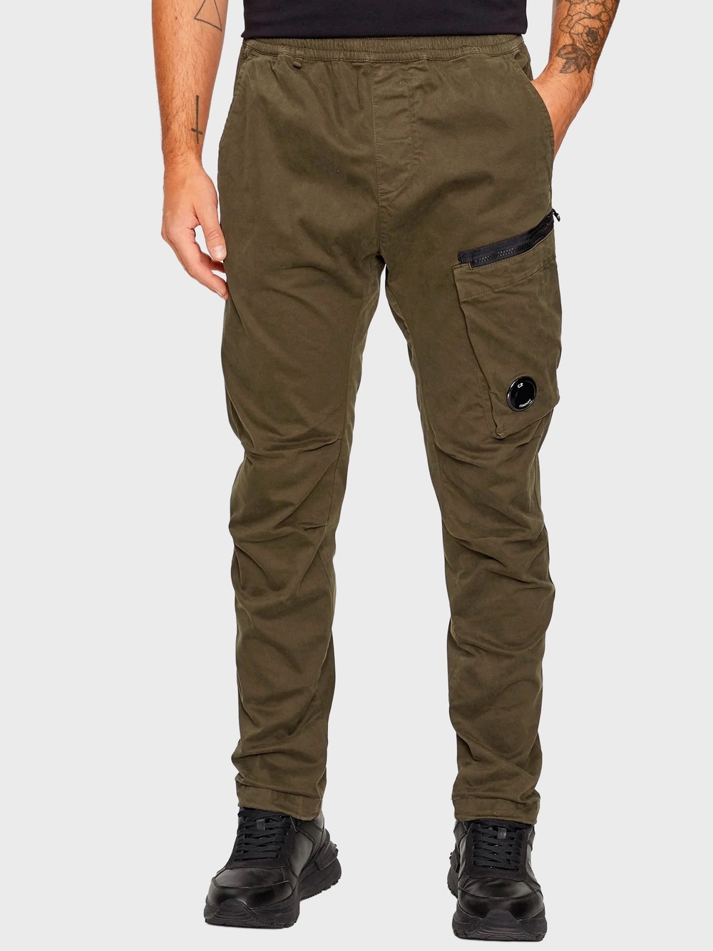 Брюки C.P. Company Regular Fit Stretch Sateen Dark Green