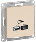 Розетка USB  Systeme Electric ATN000239