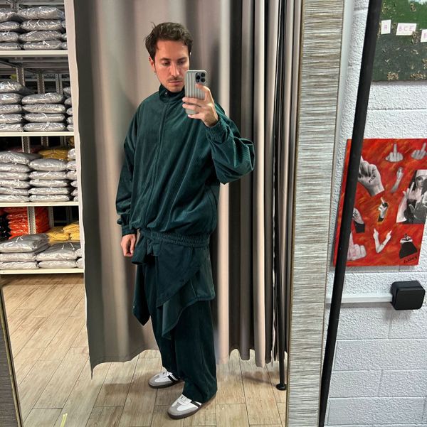 Рубашка на молнии #5 изумрудная - фото 13