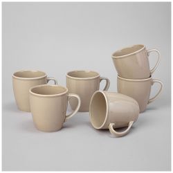 НАБОР КРУЖЕК LEFARD TINT 270МЛ (БЕЖЕВЫЙ) 6 ШТ.