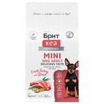 Корм для собак мини пород Брит BRIT CARE Mini Adult Delicious Taste с индейкой и уткой 1,5кг