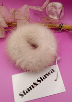 Норковая резинка для волос.