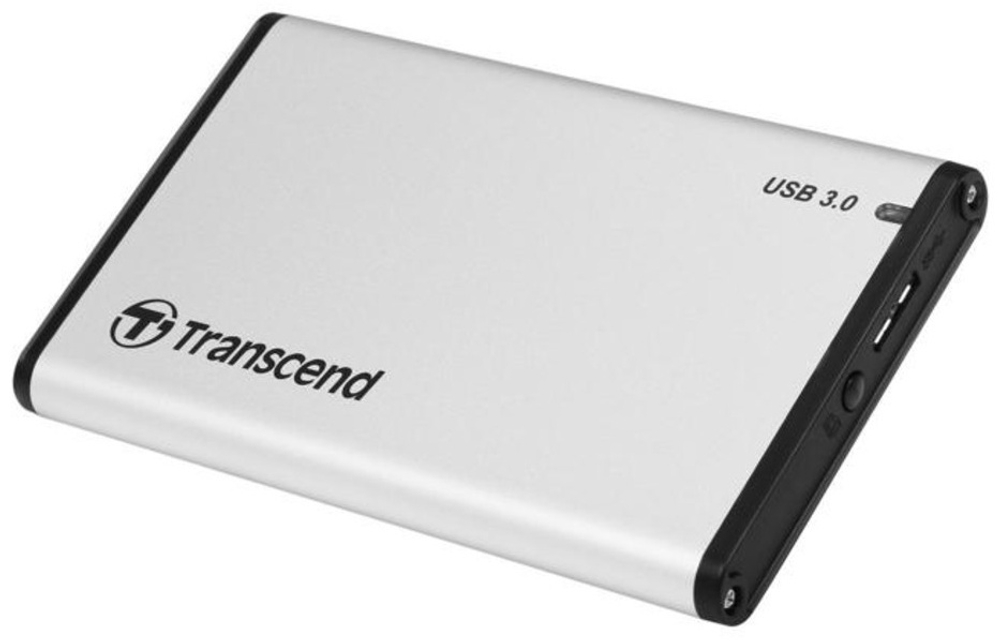 Внешний бокс Transcend StoreJet 25S3 TS0GSJ25S3 серый