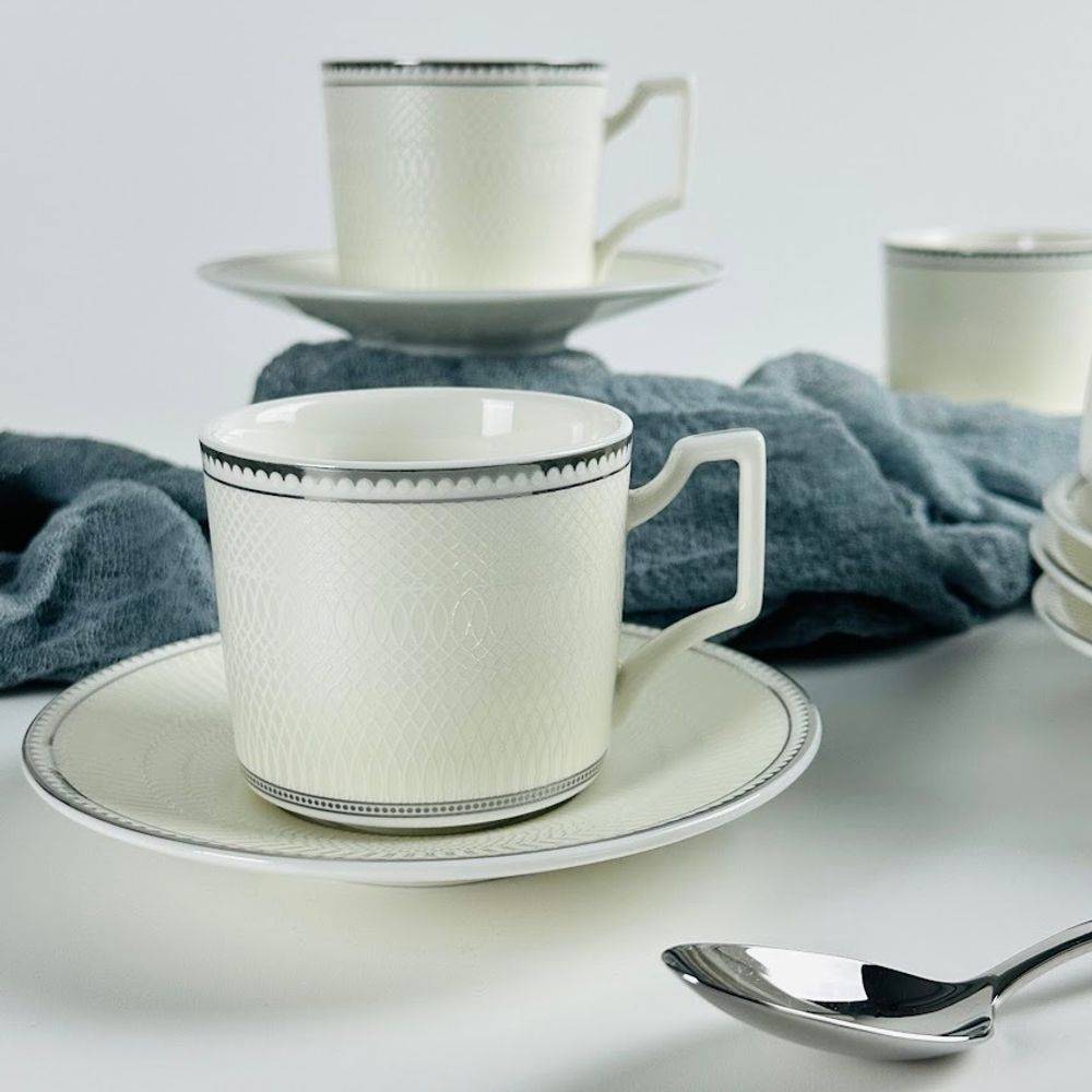 Lenardi 244-055 Кофейный набор 12пр. 130мл в под.уп.(х12)Фарфор