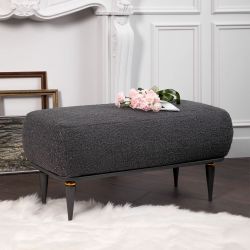 Банкетка Арт Софт Графит Голд