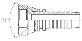 Фитинг DN 12 JIC (Г) 9/16
