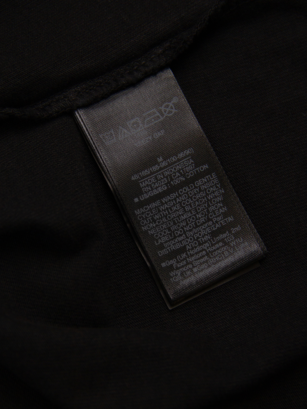 Майка Yeezy Gap Engineered by Balenciaga Loose Tank Black