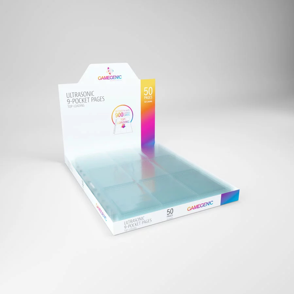 Листы альбомные Gamegenic для хранения карт 3х3 (50 штук в упаковке)